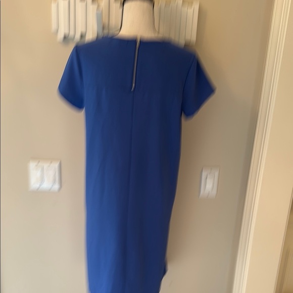 Chelsea28 Short Sleeve Blue Sheath Dress Size M - Picture 5 of 8